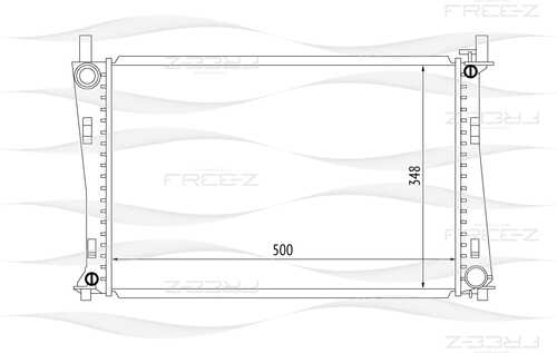 KK0147 FREE-Z Радиатор системы охлаждения