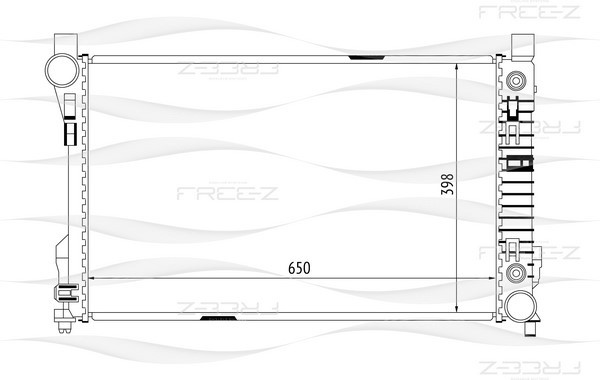 KK0154 FREE-Z Радиатор системы охлаждения