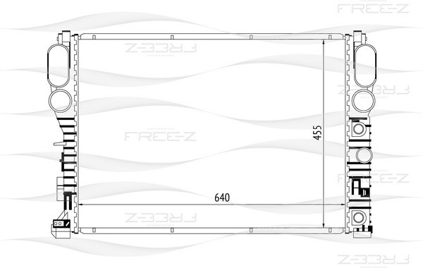 KK0155 FREE-Z Радиатор системы охлаждения