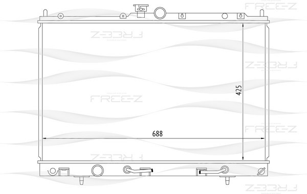 KK0156 FREE-Z Радиатор системы охлаждения