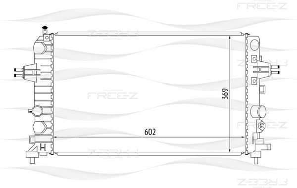KK0161 FREE-Z Радиатор системы охлаждения