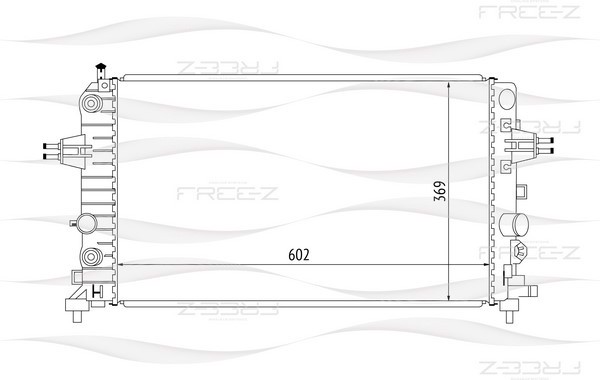 KK0163 FREE-Z Радиатор системы охлаждения