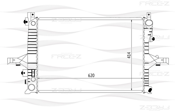 KK0213 FREE-Z Радиатор системы охлаждения