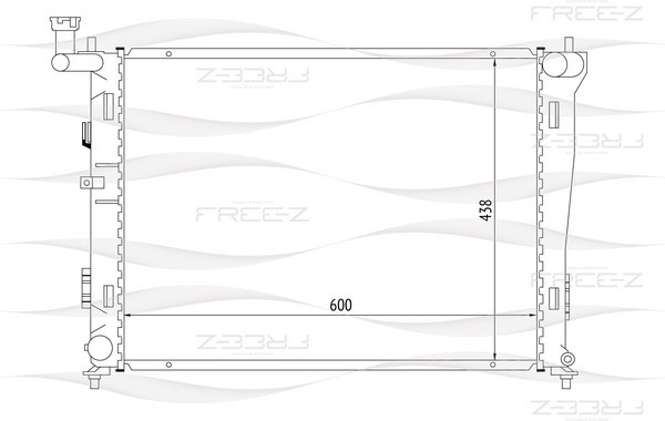 KK0220 FREE-Z Радиатор системы охлаждения