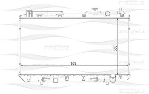 Фото 1 KK0239 FREE-Z Радиатор системы охлаждения