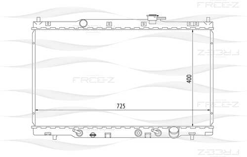 KK0240 FREE-Z Радиатор системы охлаждения