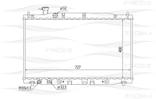 KK0247 FREE-Z Радиатор системы охлаждения
