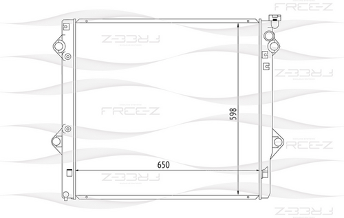 KK0195 FREEZ Радиатор системы охлаждения