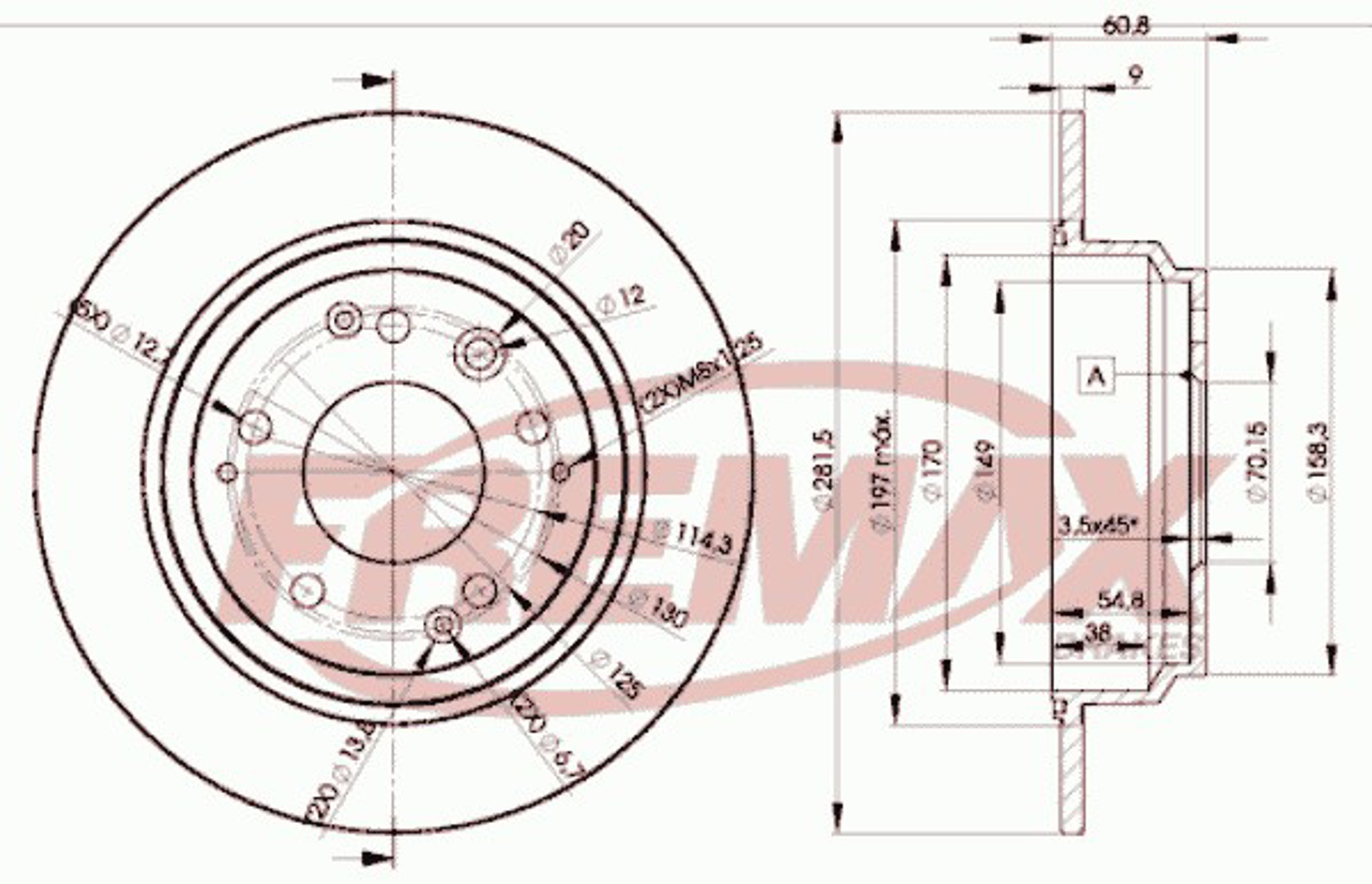 Диск тормозной FREMAX BD-2469