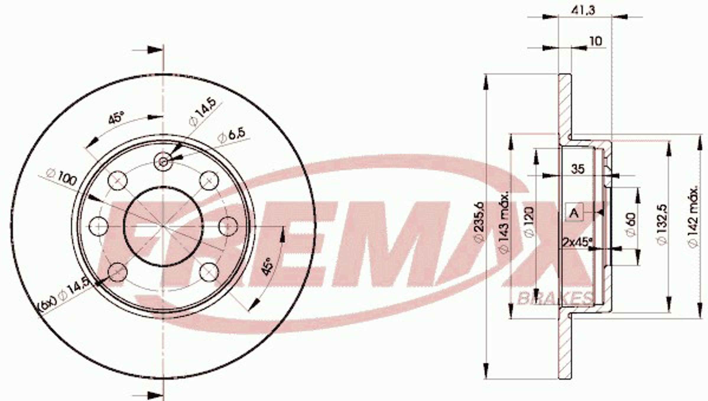 Диск тормозной FREMAX BD-6193