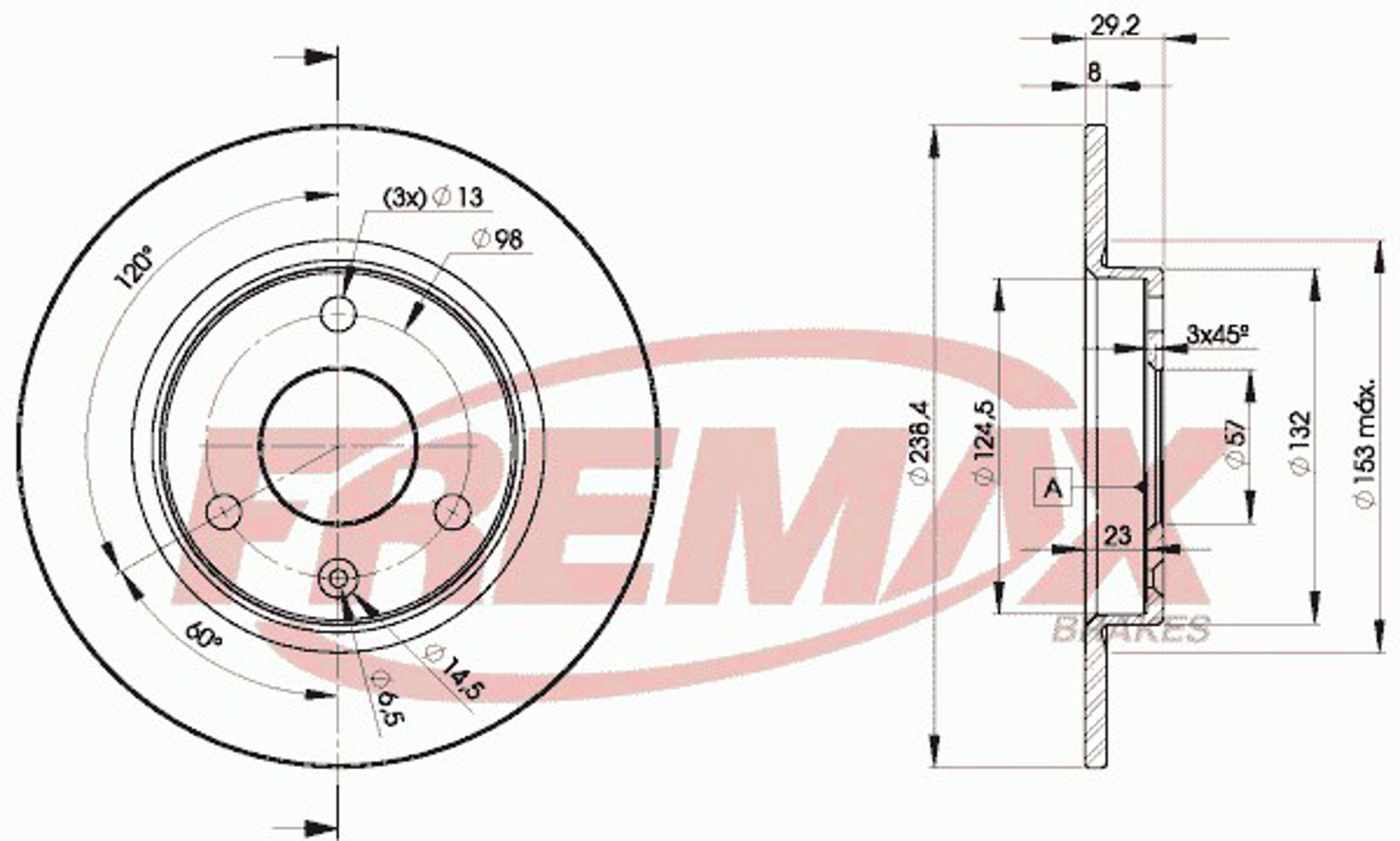 Диск тормозной FREMAX BD-7199