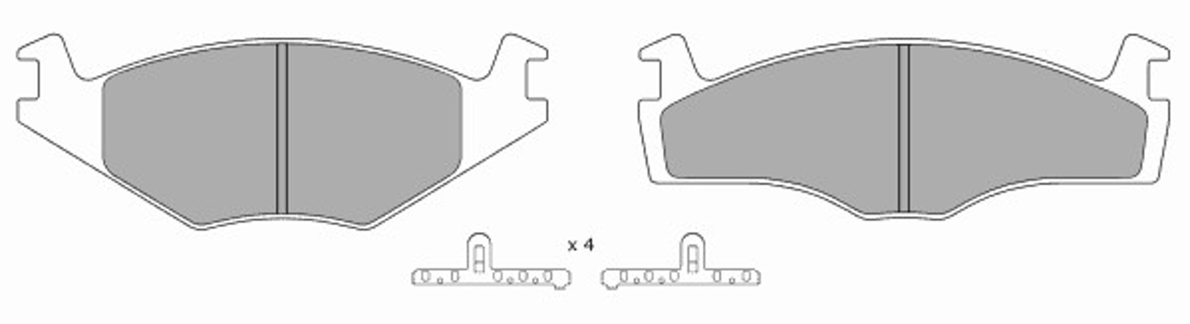 FBP-0461 FREMAX Колодки тормозные дисковые