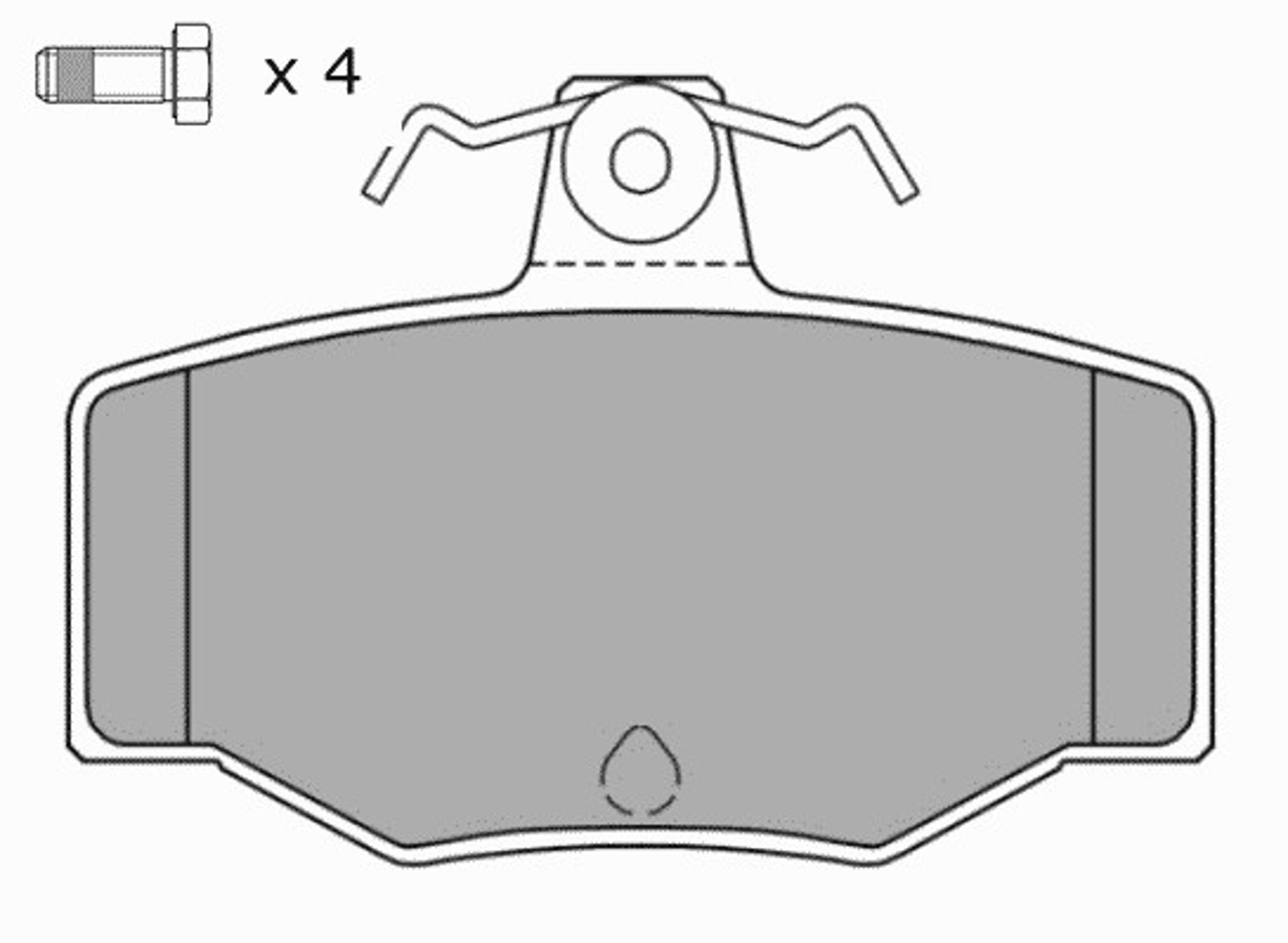 FBP-0789 FREMAX Колодки тормозные дисковые