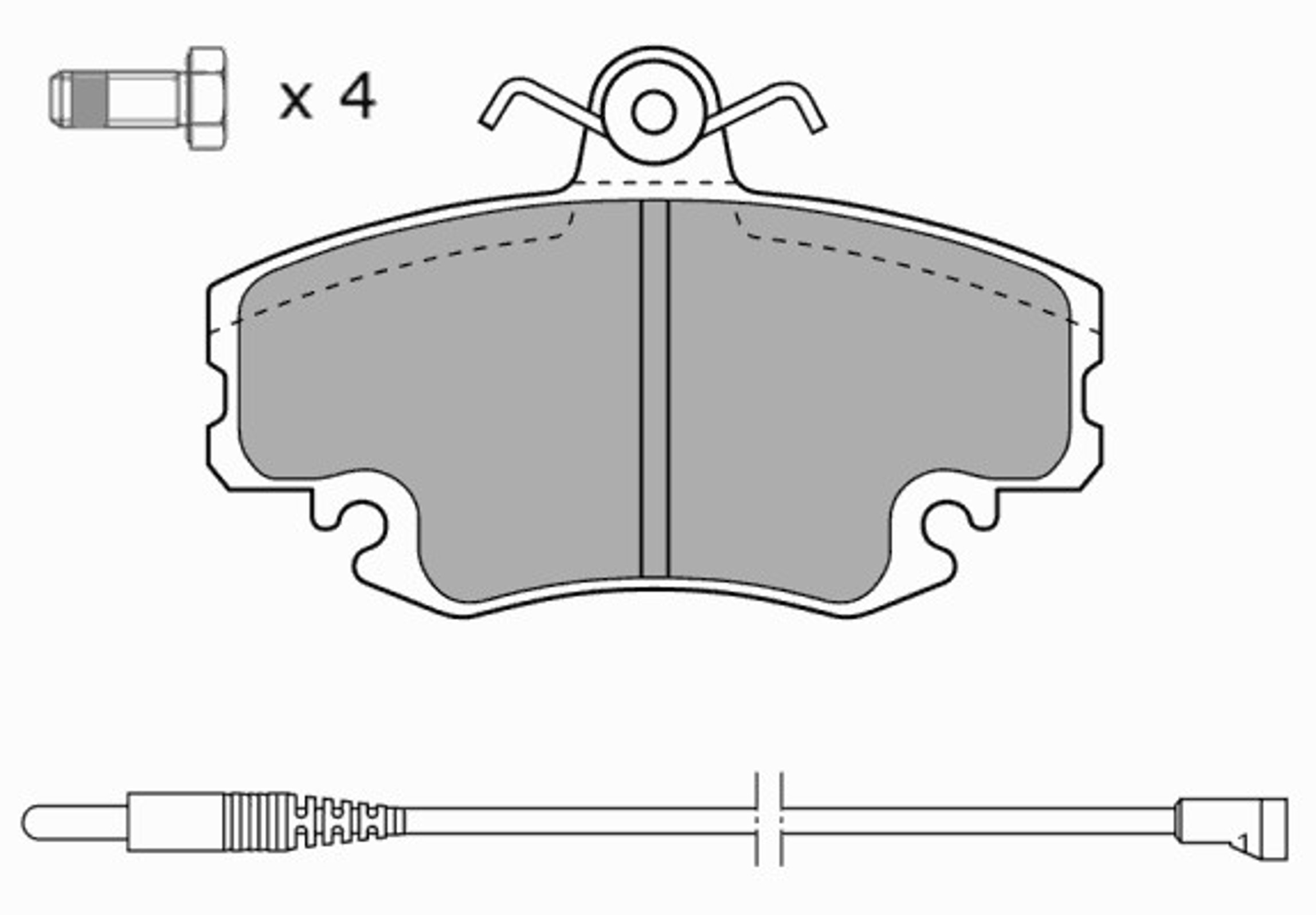 FBP-0920 FREMAX Комплект тормозных колодок, дисковый тормоз