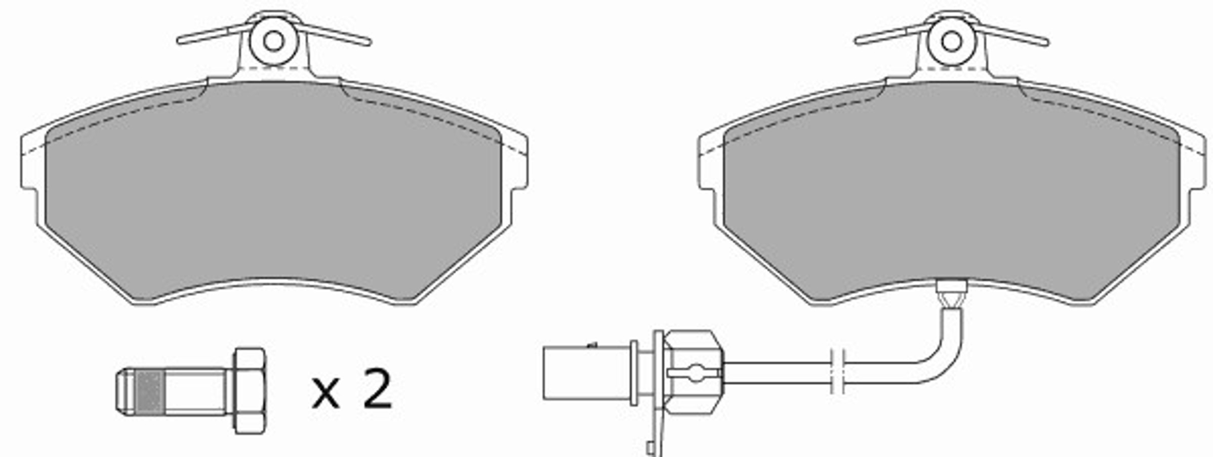 Колодки тормозные дисковые FREMAX FBP-1050-01