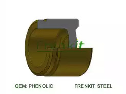 Поршень корпуса скобы тормоза FRENKIT P385004