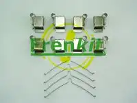 Комплект монтажный тормозных колодок lexus is i (e1) - (1999-2005) 200 (gxe10) 1999-04-2005-07