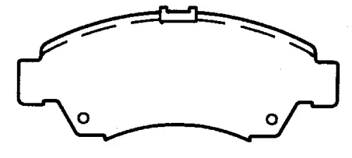 CMX1643 FRICTION MASTER Колодки тормозные дисковые