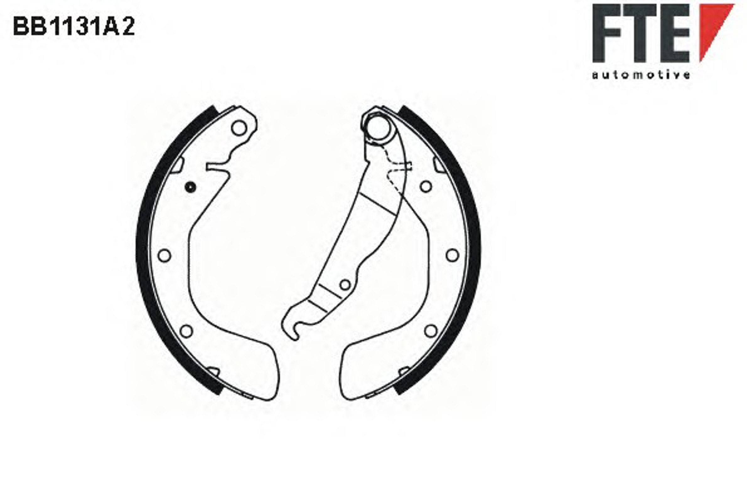 Комплект тормозных колодок FTE BB1131A2