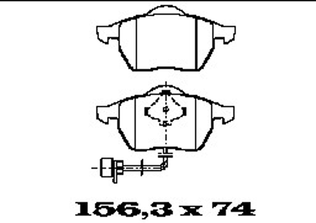 Комплект тормозных колодок дисковый тормоз FTE BL1126A2