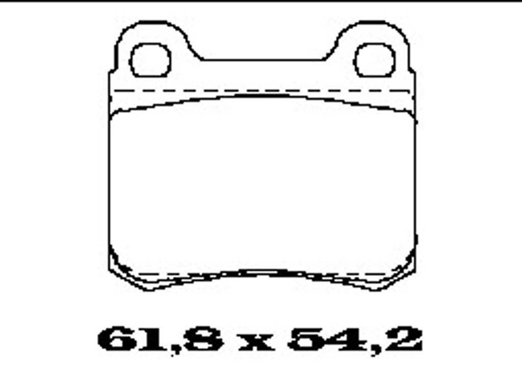 BL1140A1 FTE Колодки тормозные дисковые