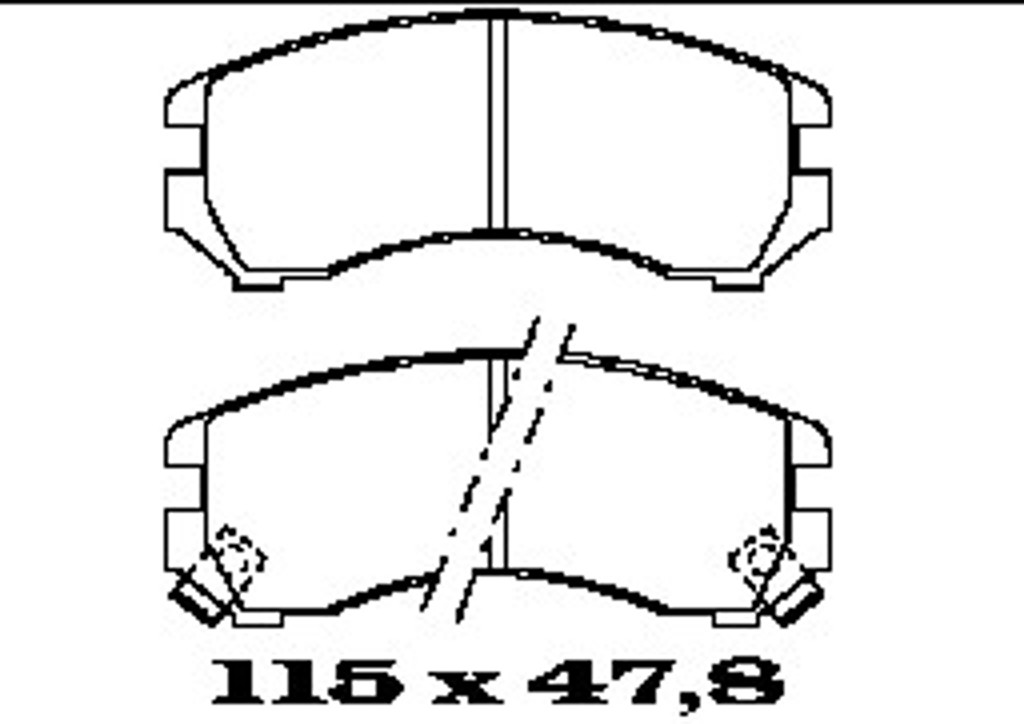 BL1296A2 FTE Колодки тормозные дисковые