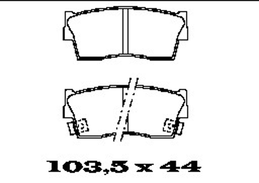 Комплект тормозных колодок дисковый тормоз FTE BL1332A2