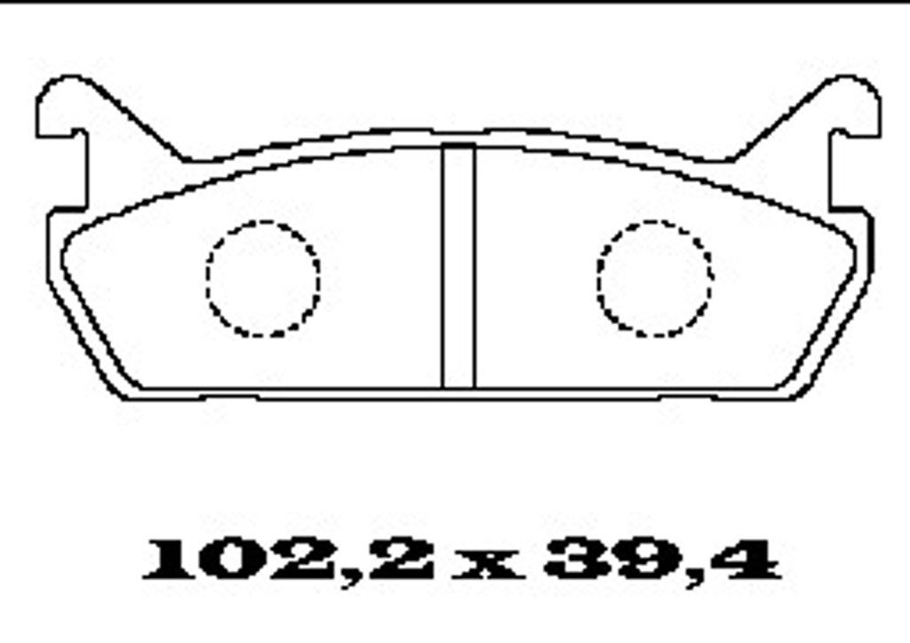 BL1344A1 FTE Комплект тормозных колодок, дисковый тормоз