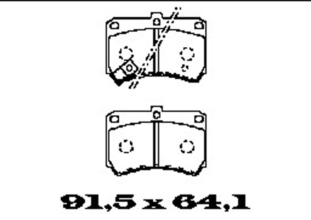 BL1365A2 FTE Колодки тормозные дисковые