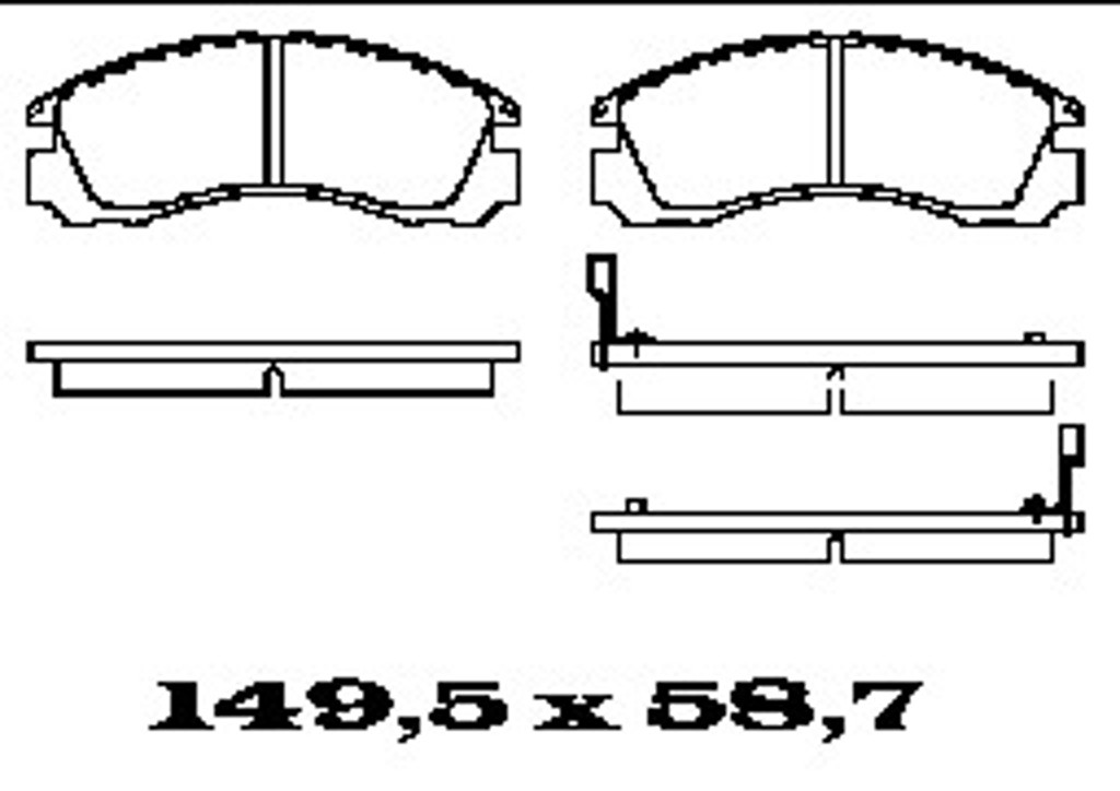 Комплект тормозных колодок дисковый тормоз FTE BL1388A2