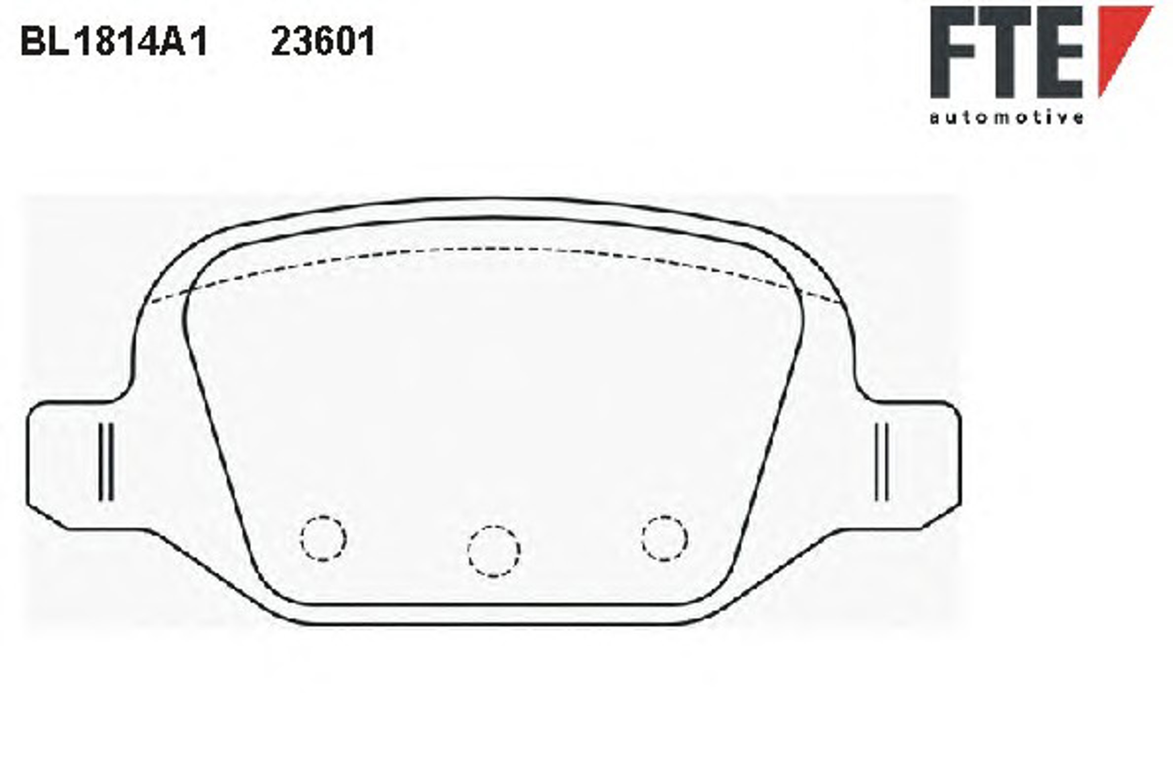 Колодки тормозные дисковые FTE BL1814A1