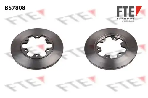 Диск тормозной задний tr14- (с двухскатными задними колесами) fte (bs7808) FTE BS7808