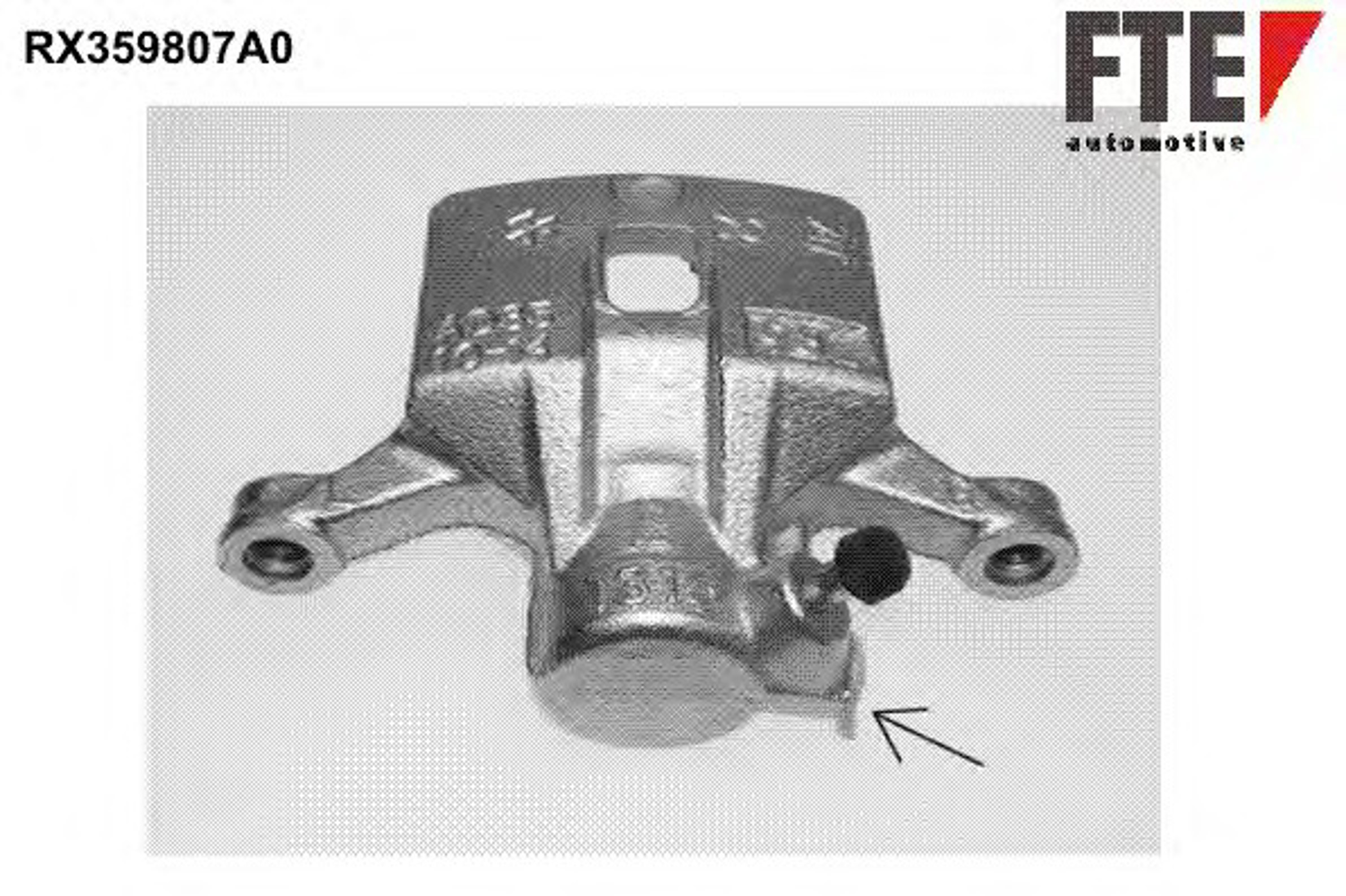 Суппорт тормозной FTE RX359807A0