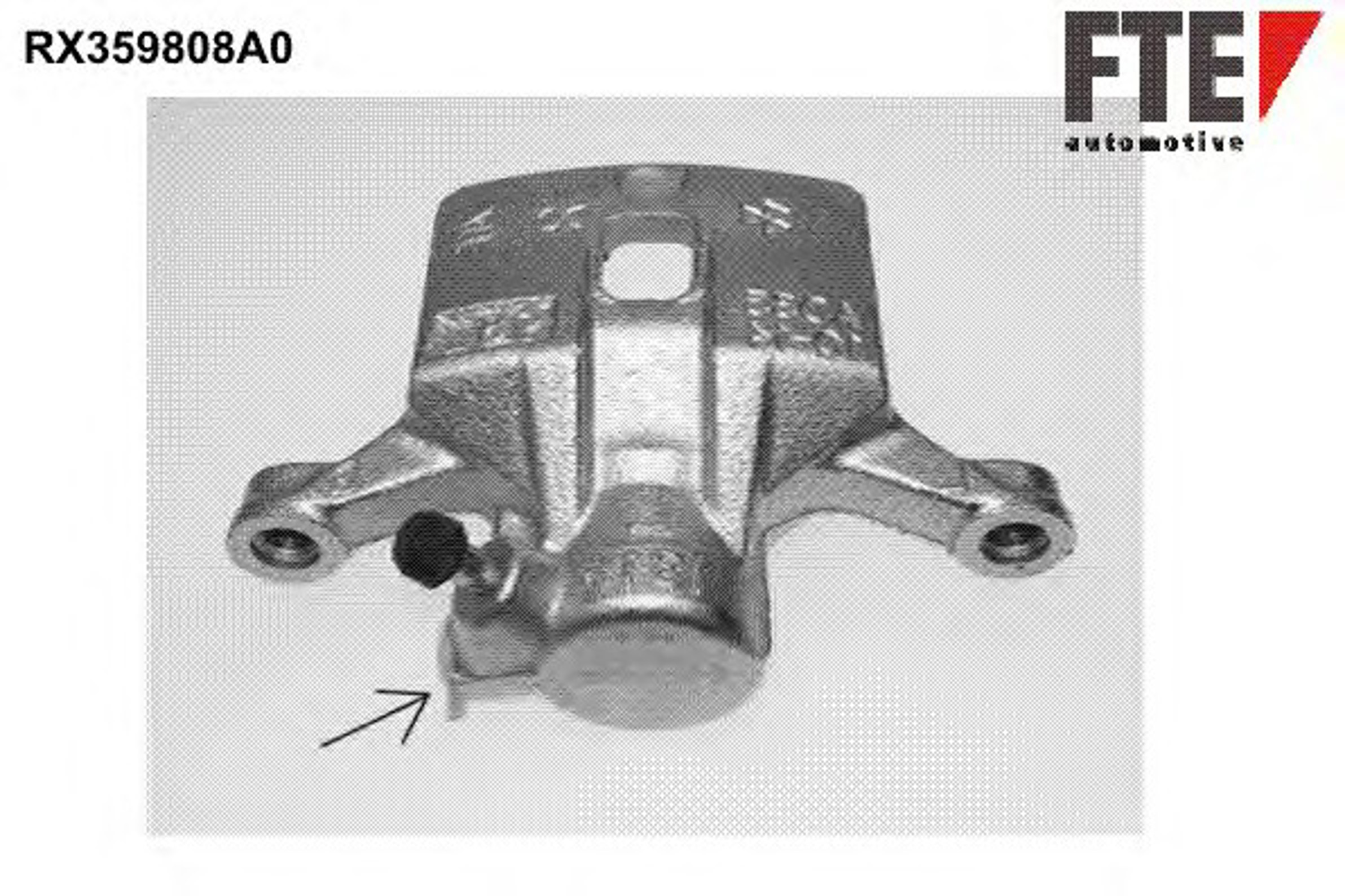 Суппорт тормозной FTE RX359808A0
