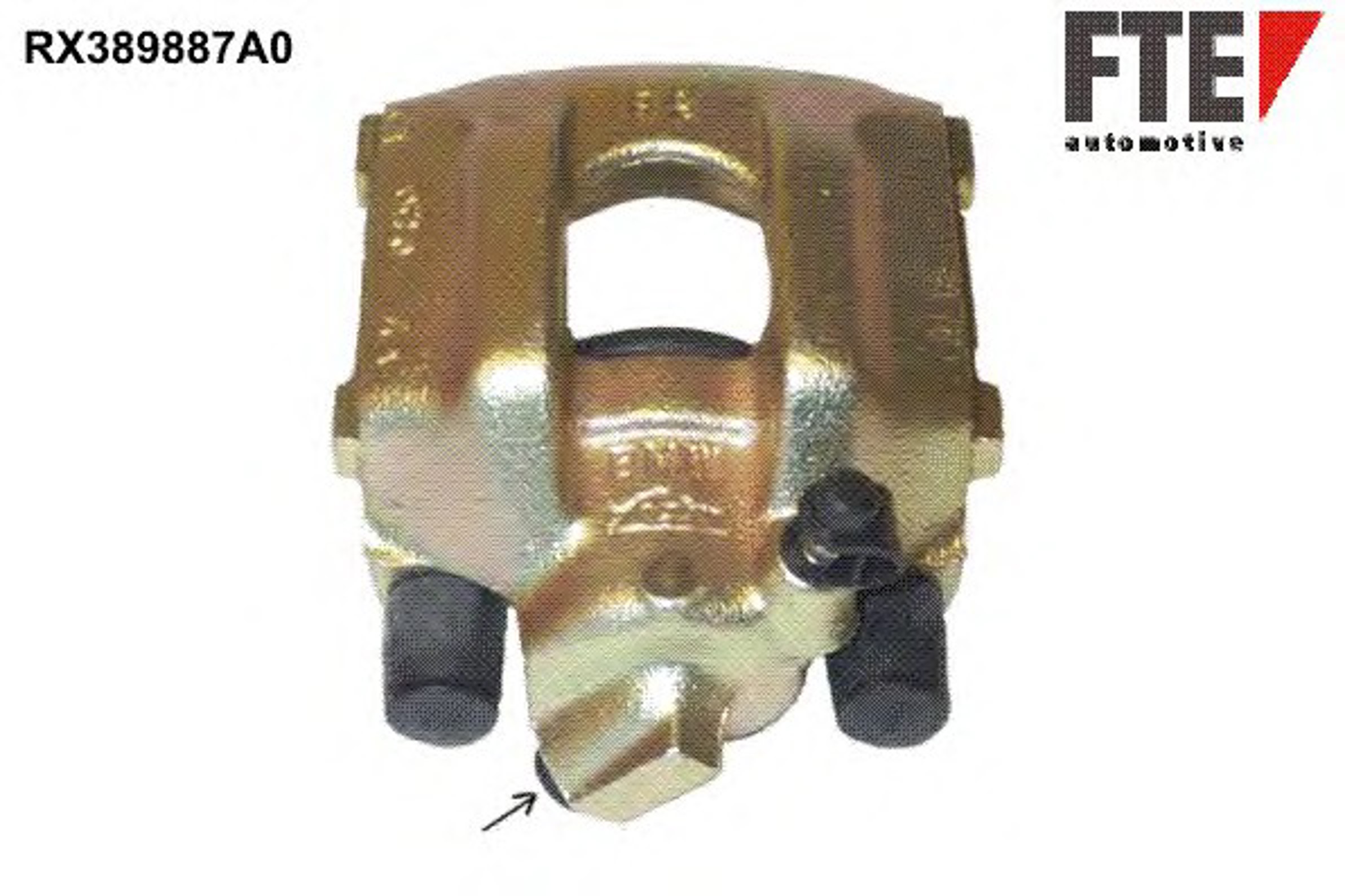 Суппорт тормозной FTE RX389887A0