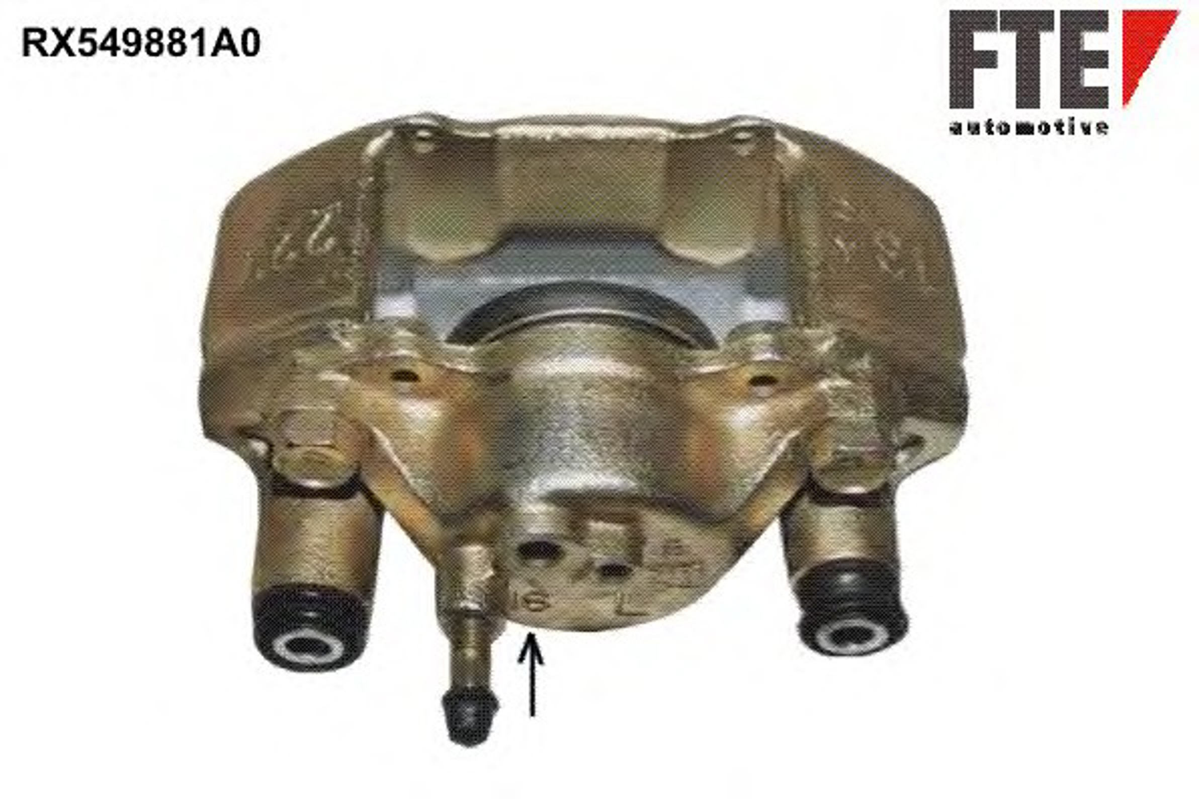 Суппорт тормозной FTE RX549881A0