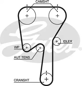 5509XS GATES Зубчатый ремень