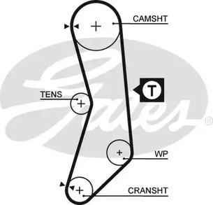 Ремень ГРМ GATES 5544XS