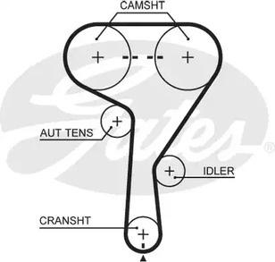 5603XS GATES Зубчатый ремень