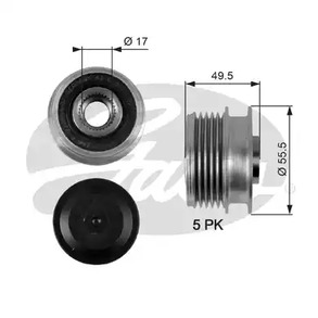 OAP7079 GATES Шкив генератора