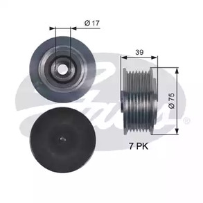 OAP7119 GATES Шкив генератора