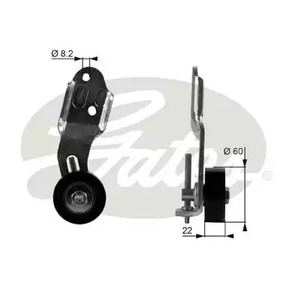 Натяжной ролик, поликлиновой ремень GATES T36108