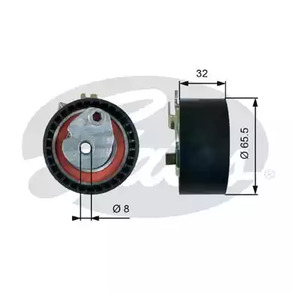 Натяжной ролик ременьа грм powergrip GATES T43238