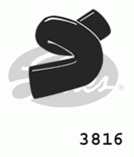 Патрубок радиатора GATES 3816