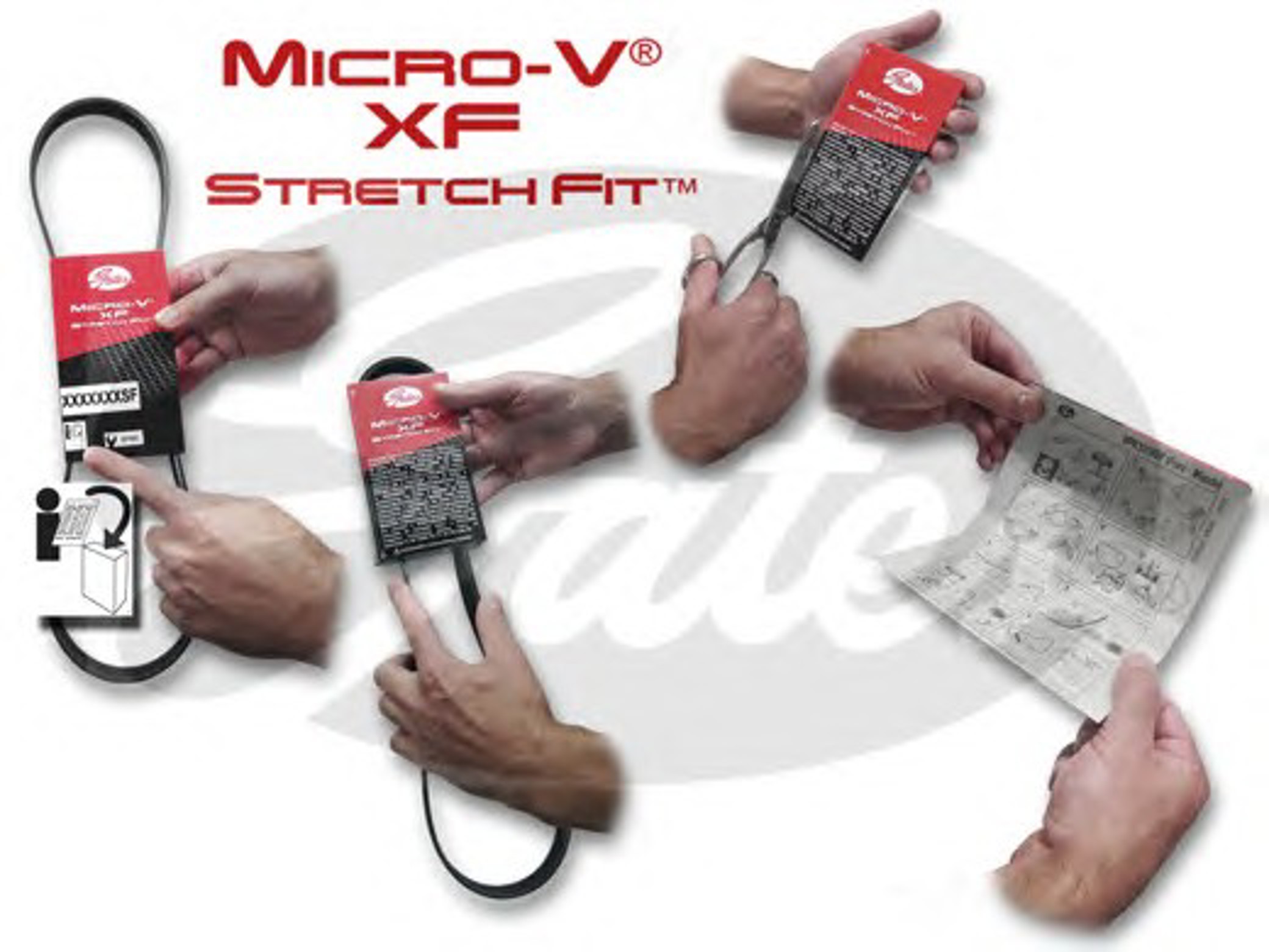 Поликлиновой ремень micro-v stretch fit