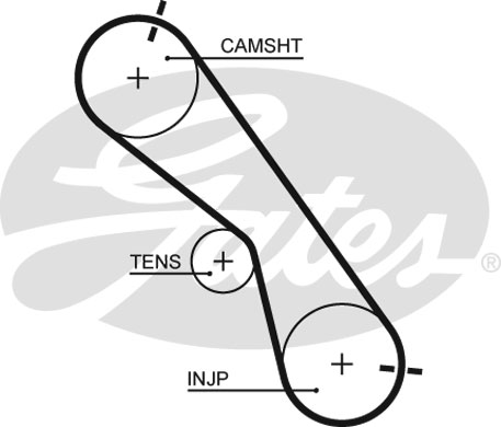 5560XS GATES Ремень ГРМ