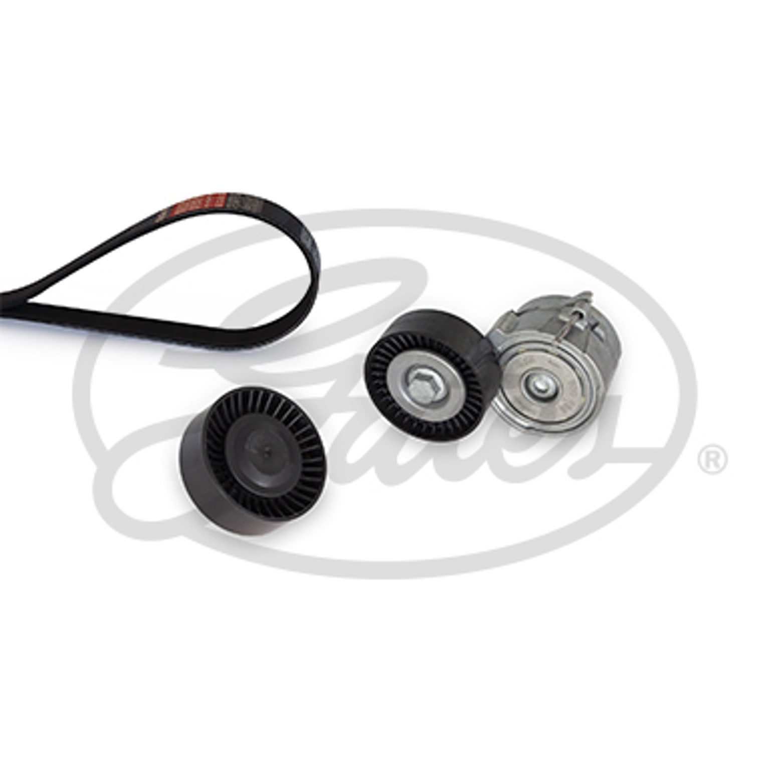 Комплект поликлинового ремня audi a4 b8 GATES K016PK2448