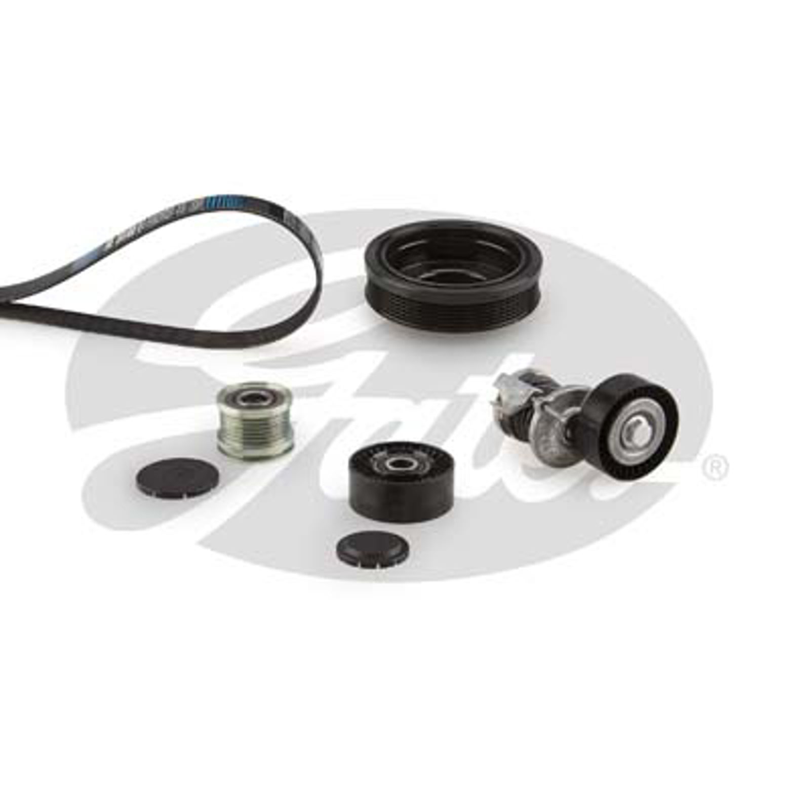 Комплект поликлинового ремня vw transporter vi GATES K046PK1078
