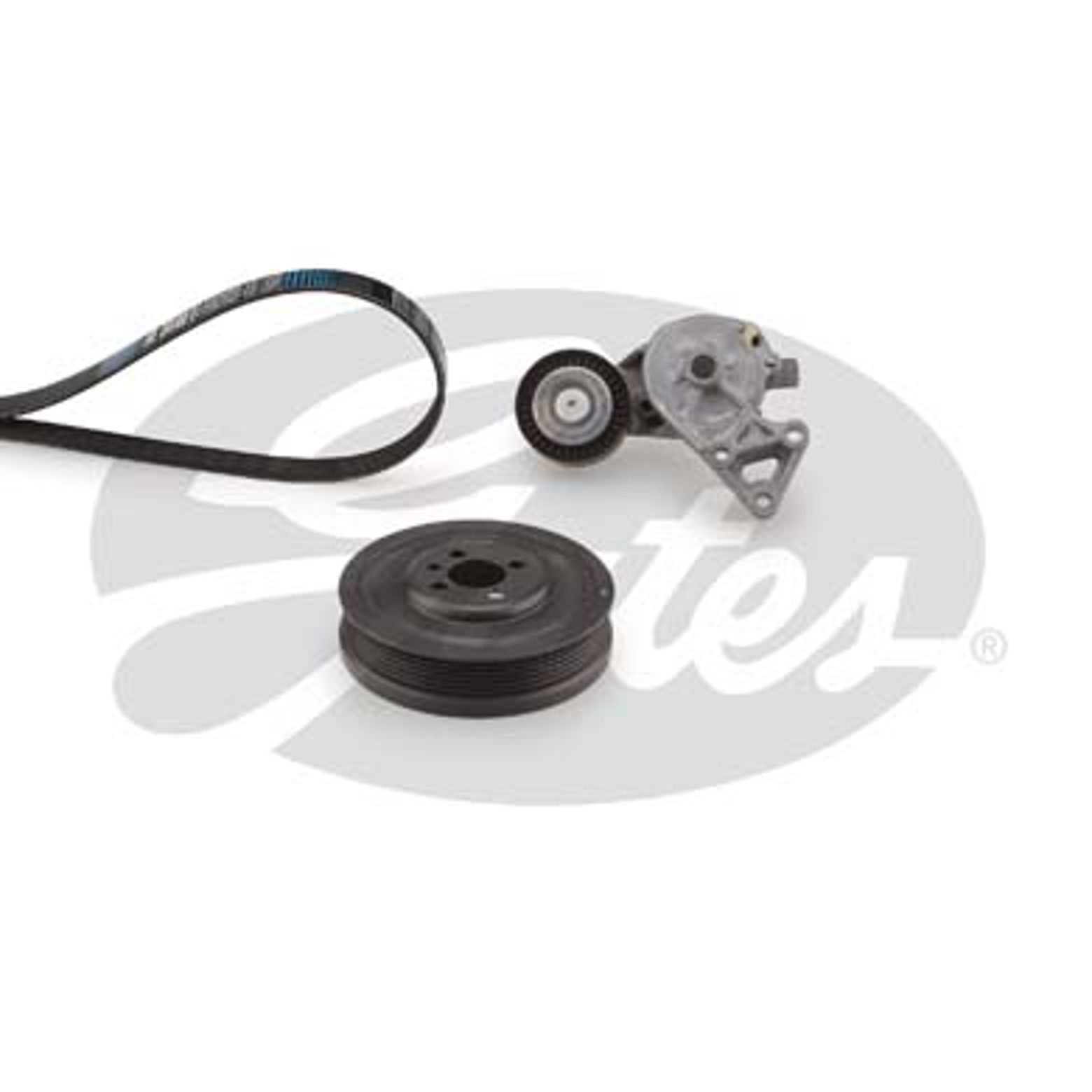 Комплект поликлинового ремня vw golf iv GATES K116DPK1195