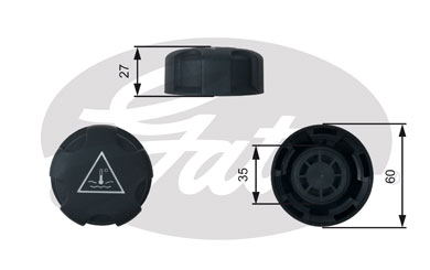 Крышка расширительного бачка GATES RC247